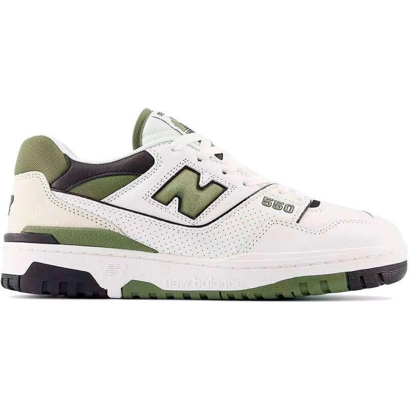New Balance Sneakers 550 White/Green/Black