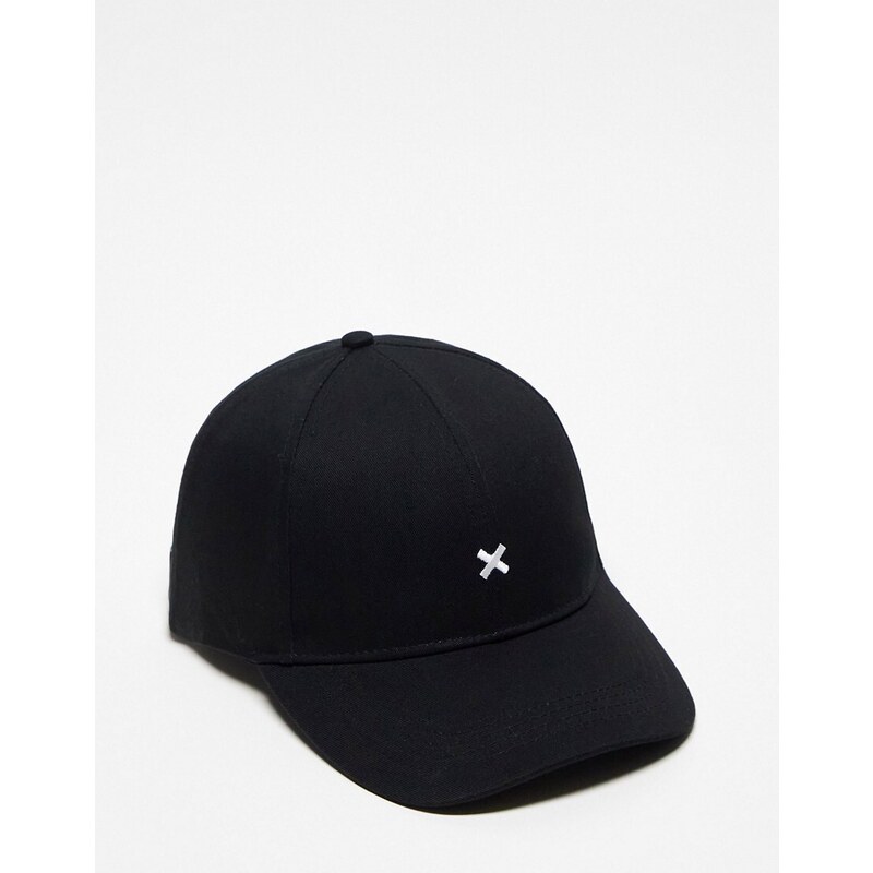 Collusion Unisex - Cappellino nero con logo