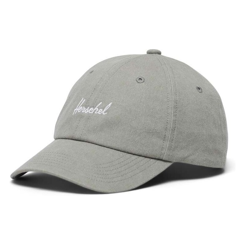 Herschel berretto da baseball Sylas Stonewash Cap colore grigio