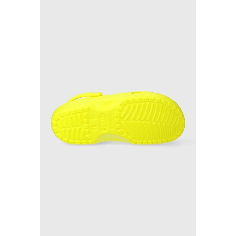 Crocs ciabatte slide Classic colore giallo 10001