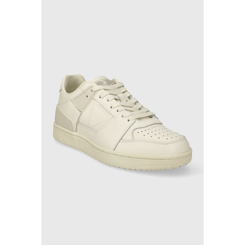 Guess sneakers in pelle SAVA LOW colore bianco FMJSAW ELE12 FMJSAW ELE12