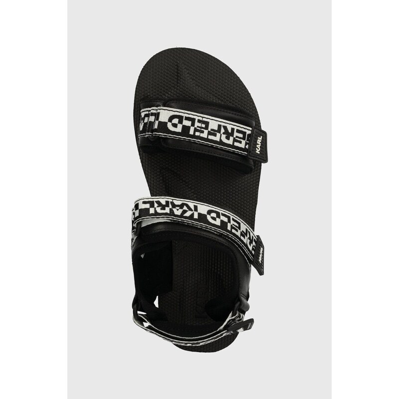 Karl Lagerfeld sandali ATLANTIK uomo colore nero KL70511