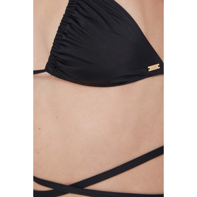 Armani Exchange top bikini colore nero