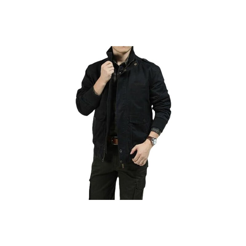 Camicia bianca con collo alla coreana in cotone