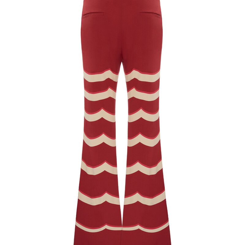 La DoubleJ Shorts & Pants gend - Saturday Night Pants Fans Placée Red L 96% Viscosa 4% Elastane