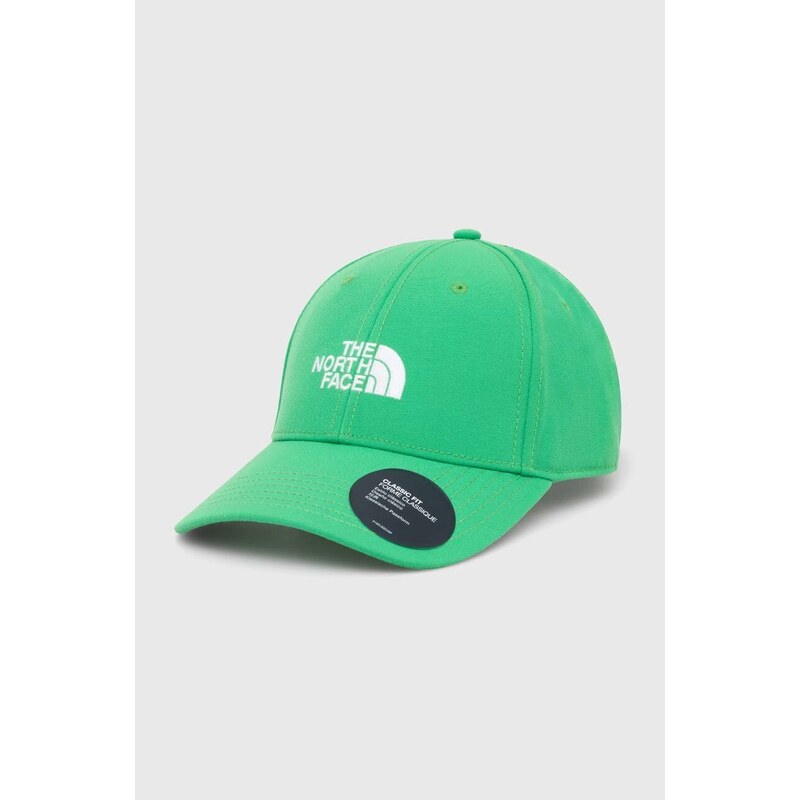 The North Face berretto da baseball Recycled 66 Classic Hat colore verde con applicazione NF0A4VSVPO81