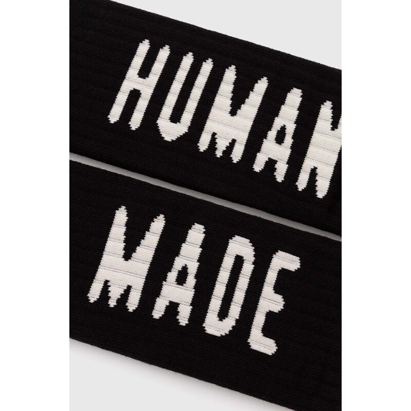 Human Made calzini Hm Logo Socks uomo colore nero HM27GD058