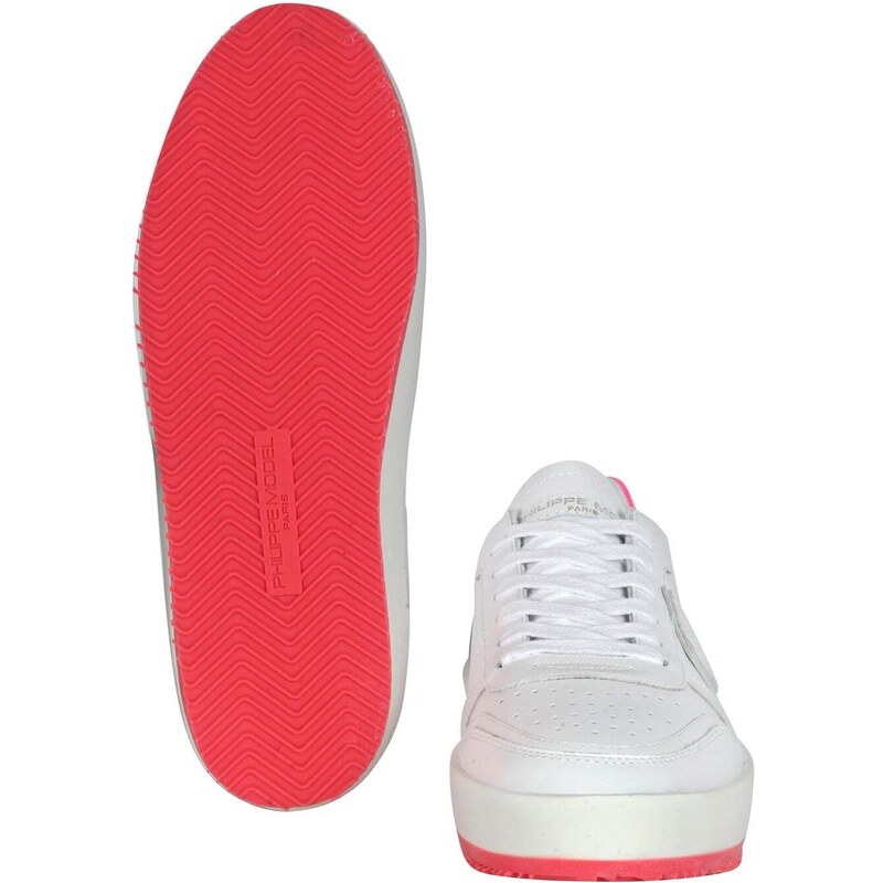 Philippe Model - Sneakers - 430300 - Bianco/Fuxia
