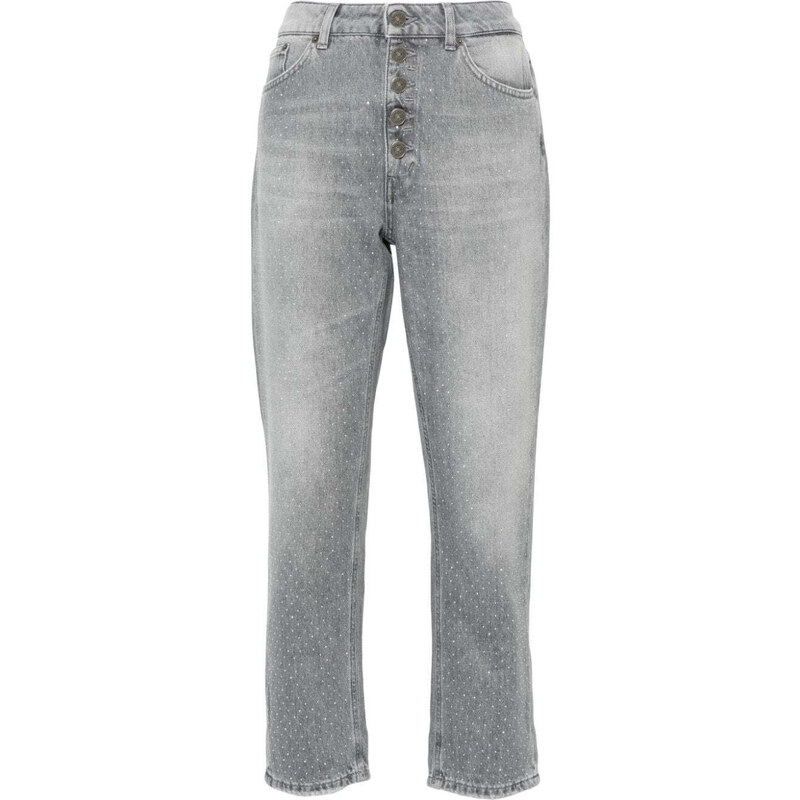 DONDUP DONNA Jeans grigio Koons punti luce