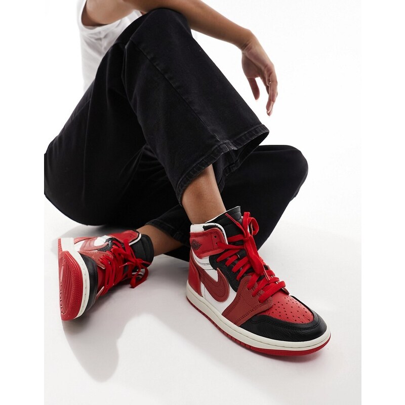 Air Jordan 1 - Method of Make - Sneakers rosse e nere-Rosso