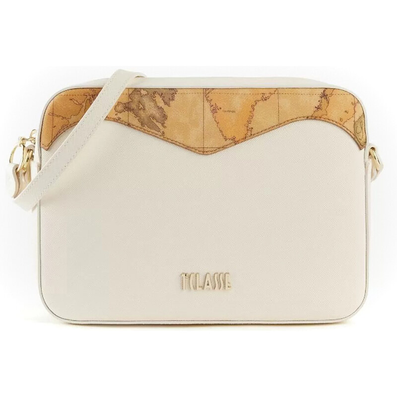 Alviero Martini Prima Classe - Borsa A Tracolla In Tessuto Stampato Con Cartina Geografica Geo Classic 886504919440