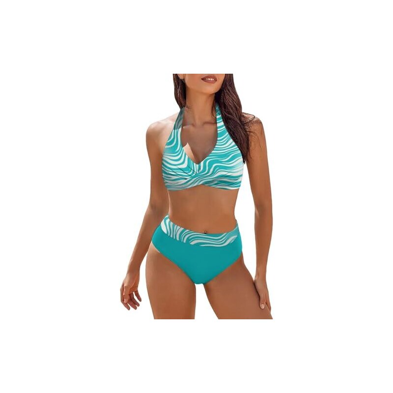 SHEIN Swim Vcay taglie forti Costume da bagno bikini push up incrociato