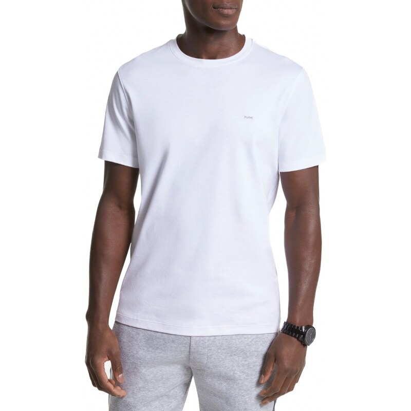 Michael Kors t-shirt uomo sleek mk a maniche corte bianca