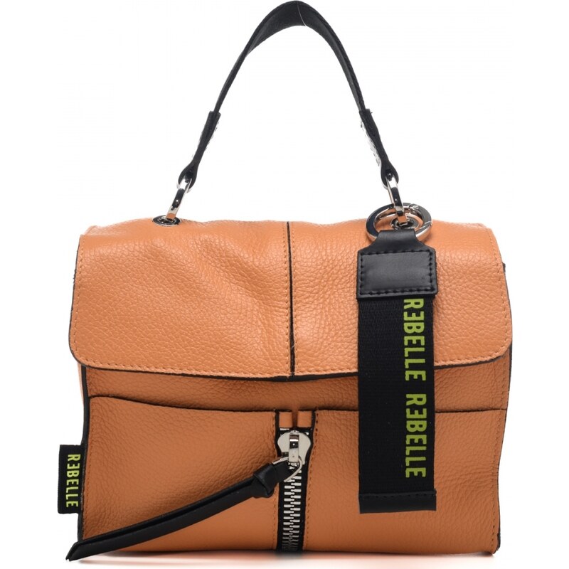 Rebelle borsa chloe mini bag con tracolla removibile arancio apricot