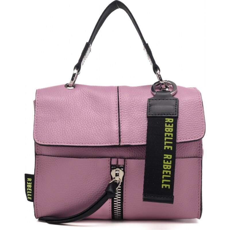 Rebelle borsa chloe mini bag con tracolla removibile rosa lillac