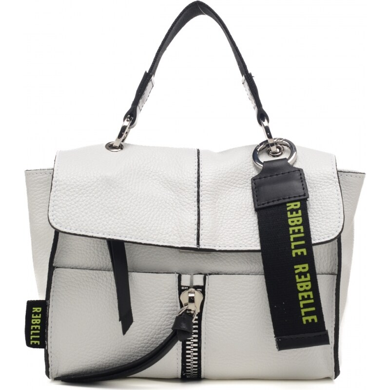 Rebelle borsa chloe mini bag con tracolla removibile bianco white