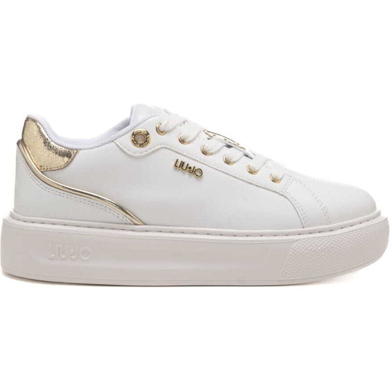 Beige Scarpe Liu Jo Bianche E Oro Sneakers Donna Liu Jo Beige Con