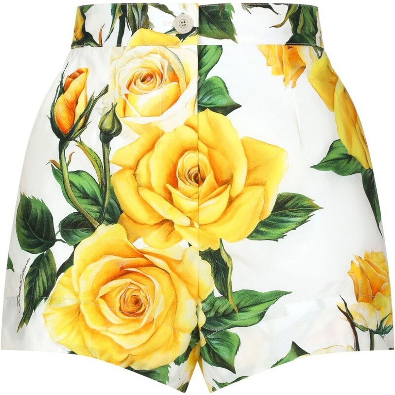 Dolce & Gabbana Shorts Yellow Rose