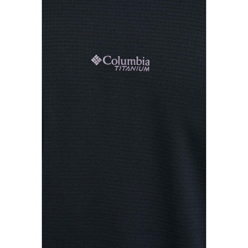Columbia felpa da sport Triple Canyon colore nero con applicazione 2072065