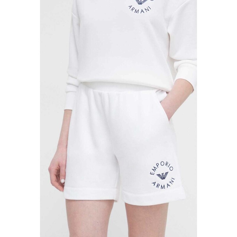 Emporio Armani Underwear short da mare colore bianco