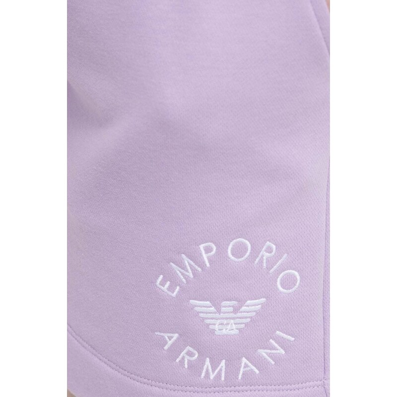 Emporio Armani Underwear short da mare colore violetto