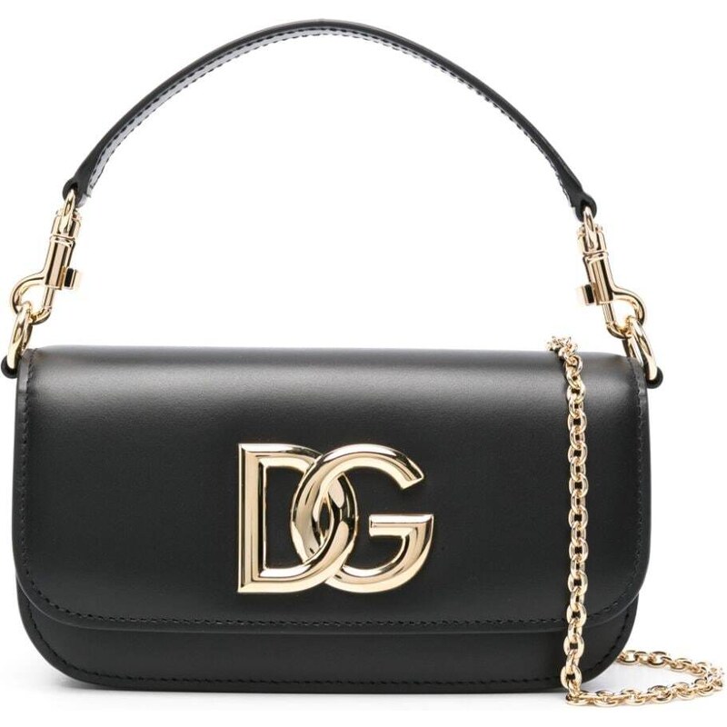 Dolce & Gabbana Borsa a tracolla con placca DG