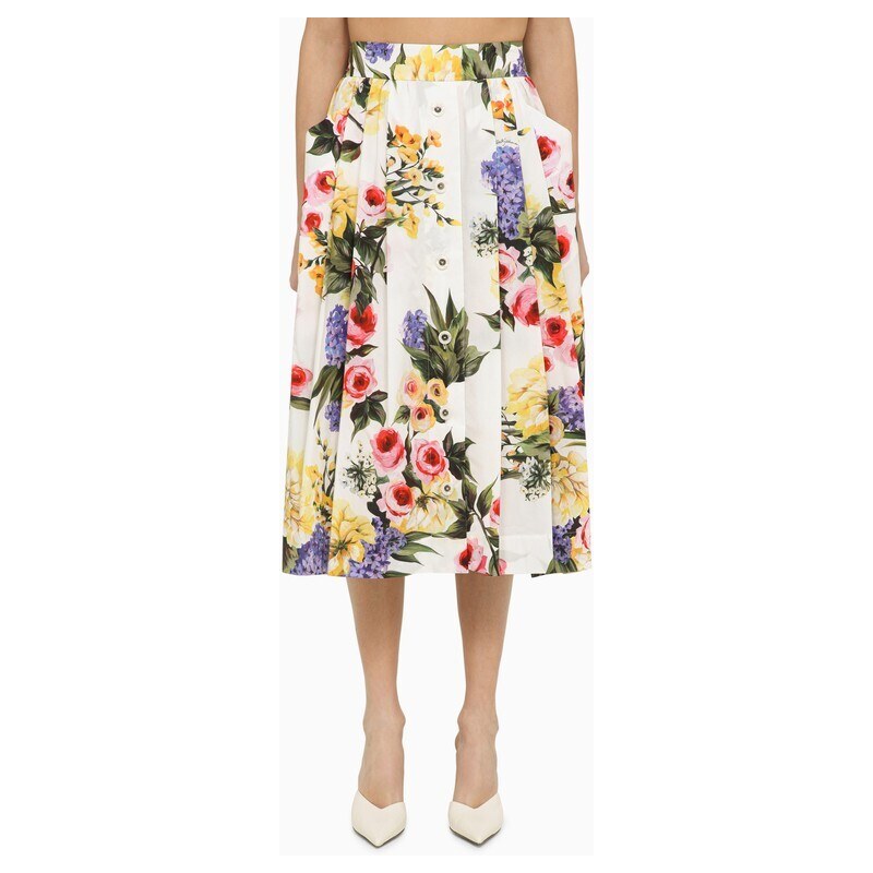 Dolce & Gabbana Gonna in seta stampata - Fantasia | F4CS8TFSA56