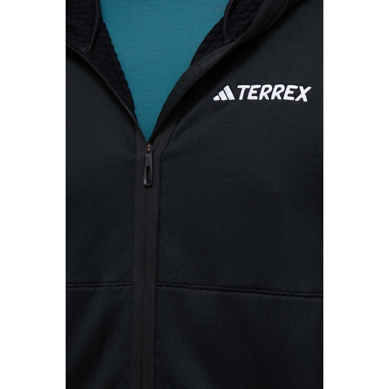 adidas TERREX felpa da sport Xperior colore nero con cappuccio IB1832