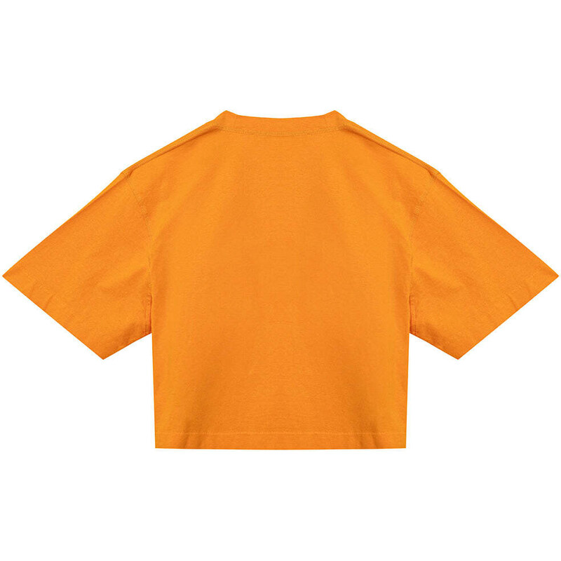 T-Shirt Cropped Arancione Off-White M Arancione 2000000004877