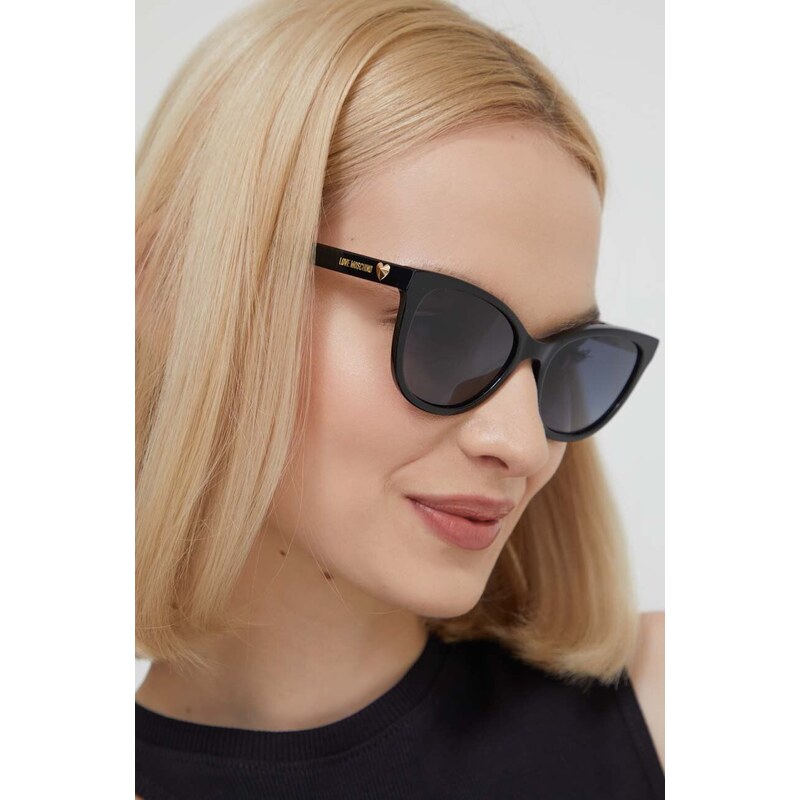 Love Moschino occhiali da sole donna colore nero
