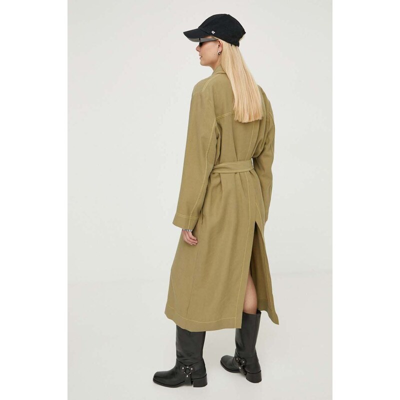 PS Paul Smith trench donna colore verde