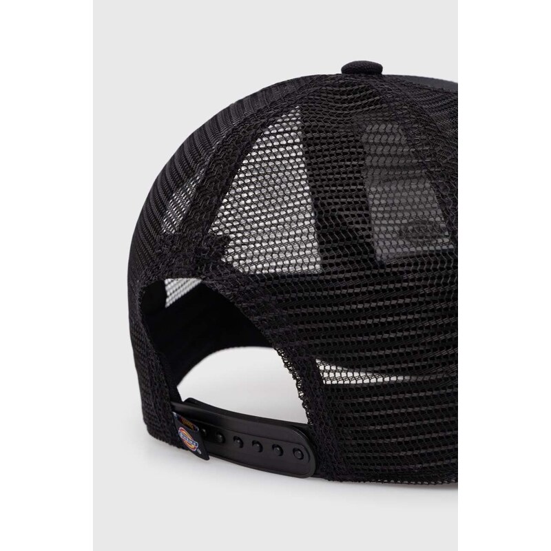 Dickies berretto da baseball SHAWSVILLE TRUCKER colore nero con applicazione DK0A4YPG