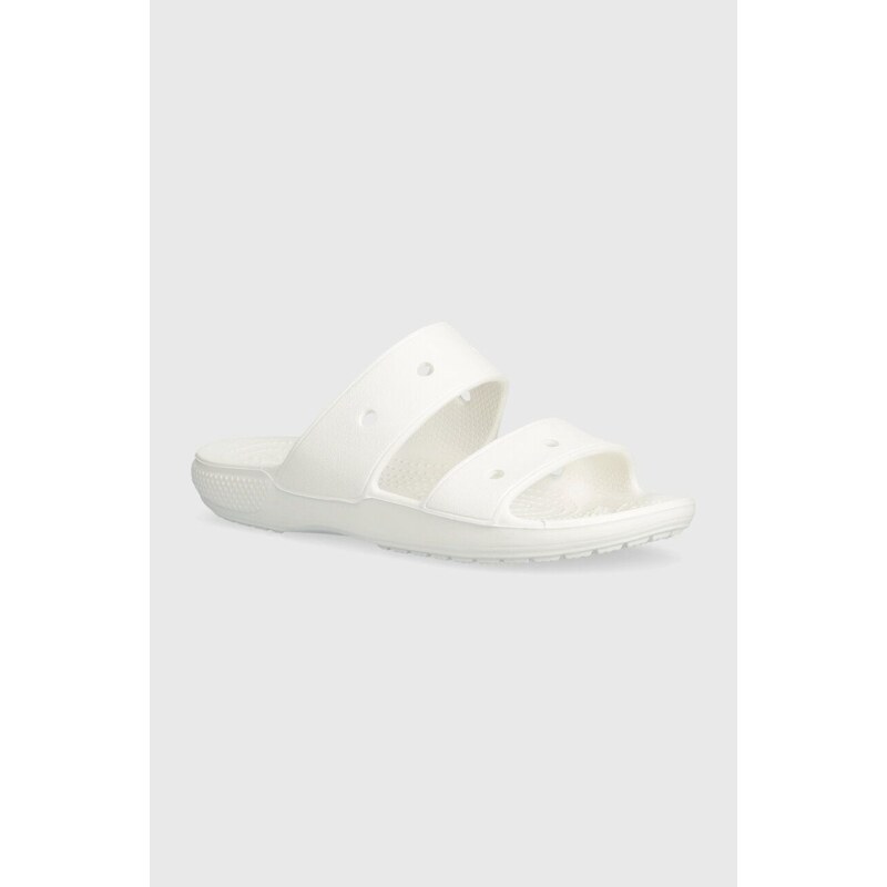 Crocs ciabatte slide Classic Sandal colore bianco 206761 206761