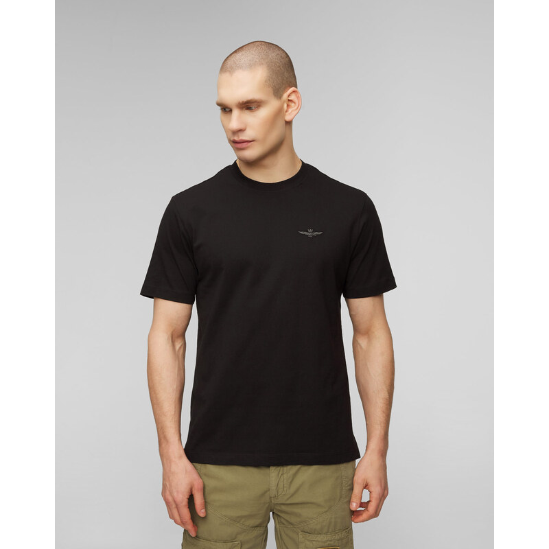 Accademia Militare Black Cotton Men's T-Shirt main image 1