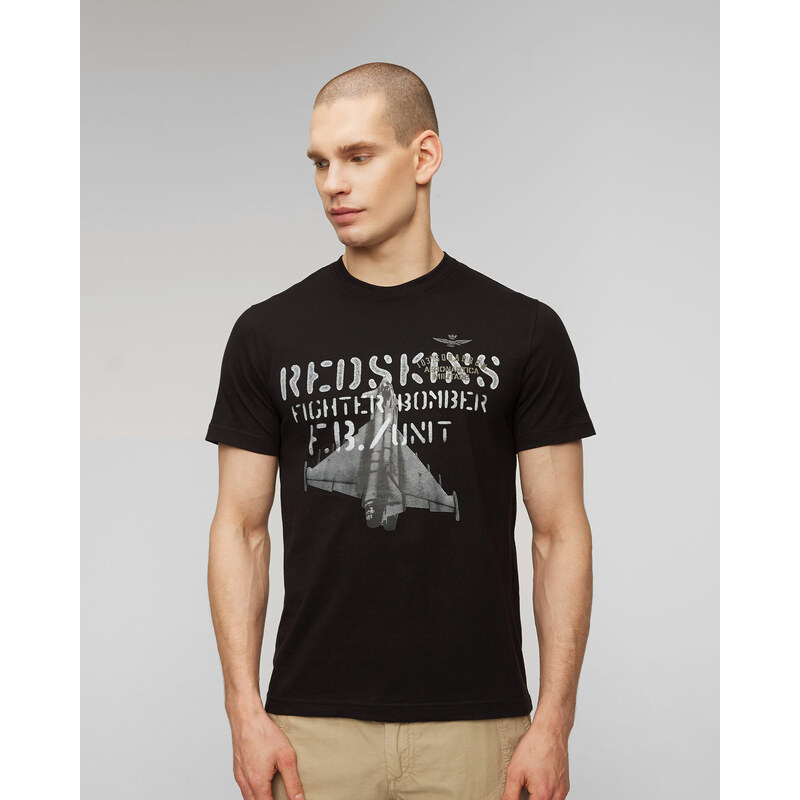 Accademia Militare Black Cotton Men's T-Shirt main image 0