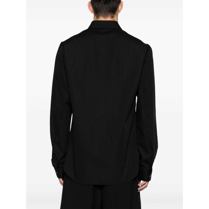Versace Jeans Couture Camicia nera manica lunga