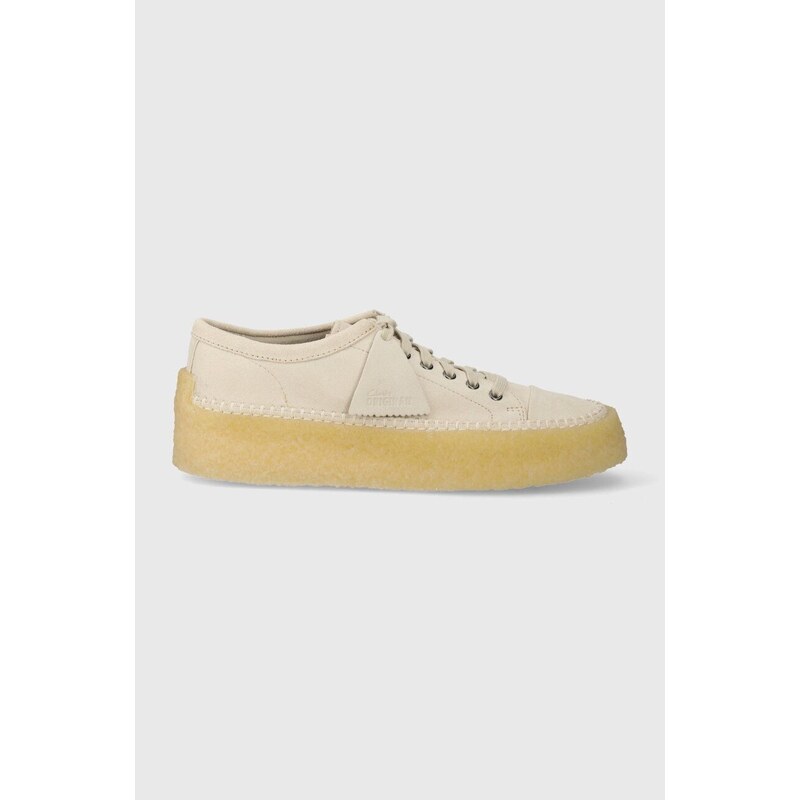 Clarks Originals sneakers in camoscio Caravan Low colore beige 26176552