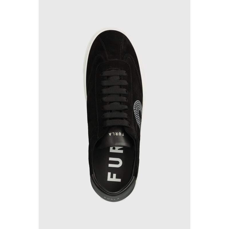 Furla sneakers in camoscio JOY colore nero YH80FJO BX2909 O6000