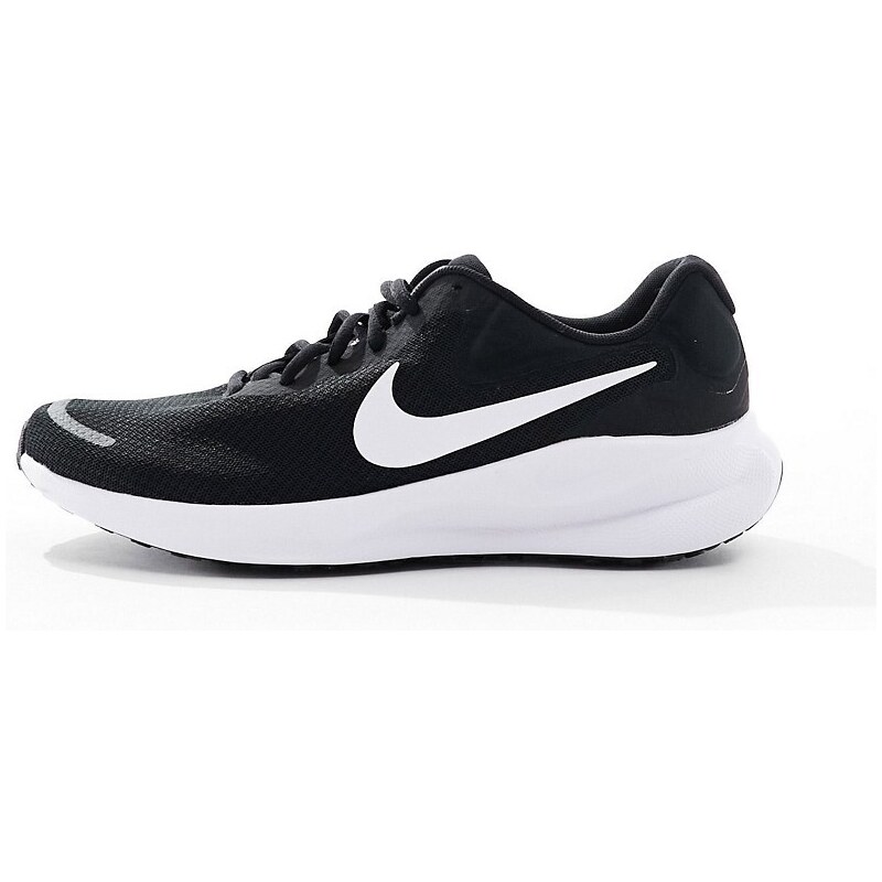 Nike Running - Revolution 7 - Sneakers nere e bianche-Nero