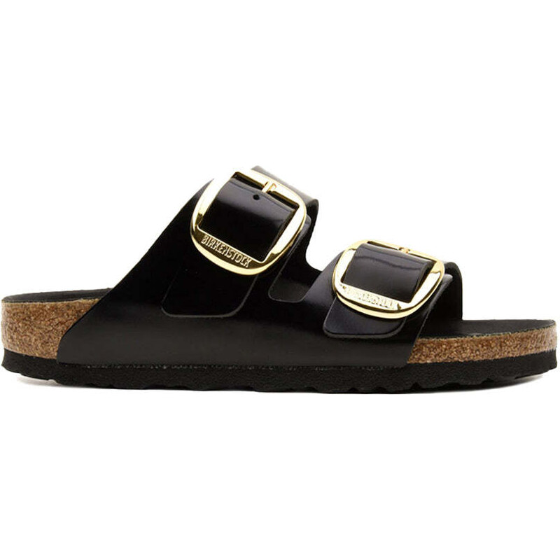 CUSHIONAIRE Sandalo Leah Donna Con Plantare In Sughero E Tomaia In Ecopelle – Nero 39