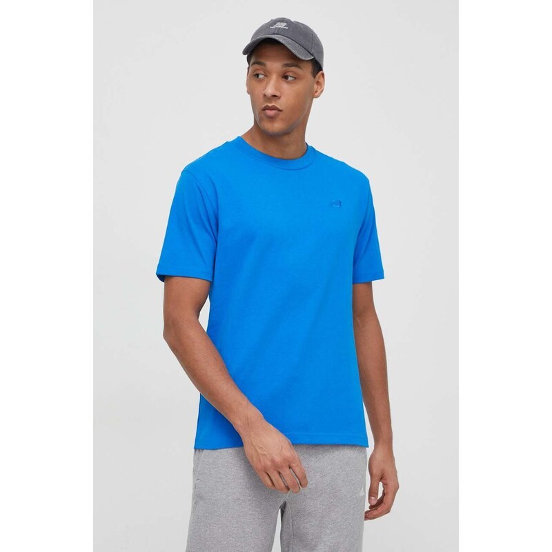 New Balance t-shirt in cotone uomo colore blu