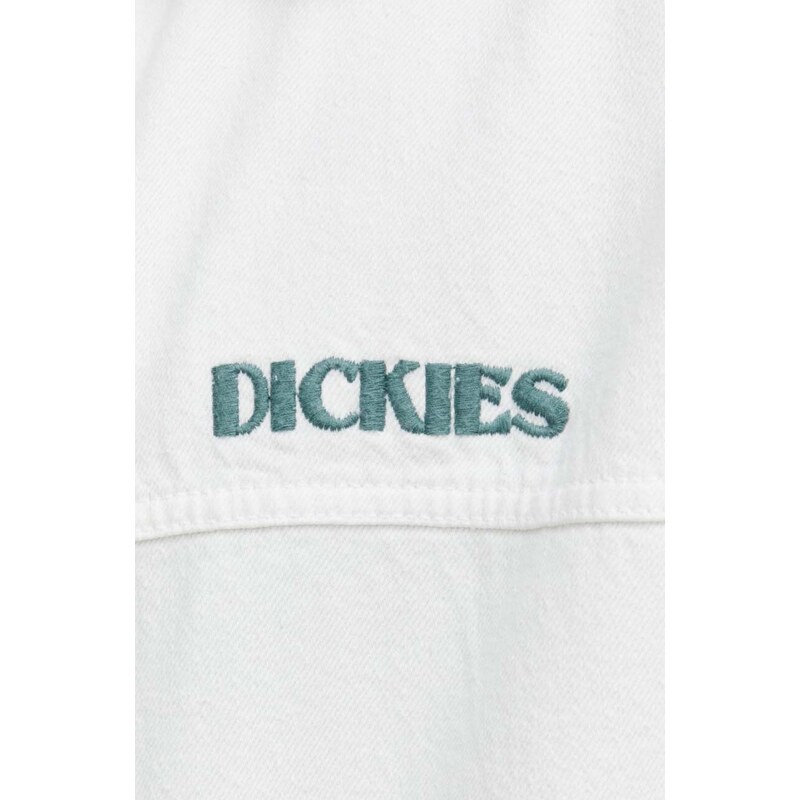 Dickies giacca di jeans HERNDON JACKET uomo colore beige DK0A4YQM