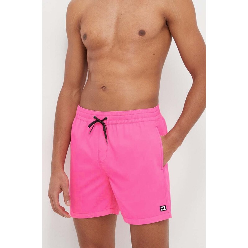 Billabong pantaloncini da bagno colore rosa