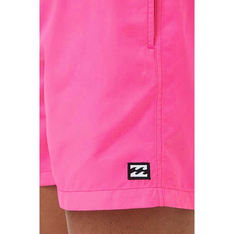 Billabong pantaloncini da bagno colore rosa