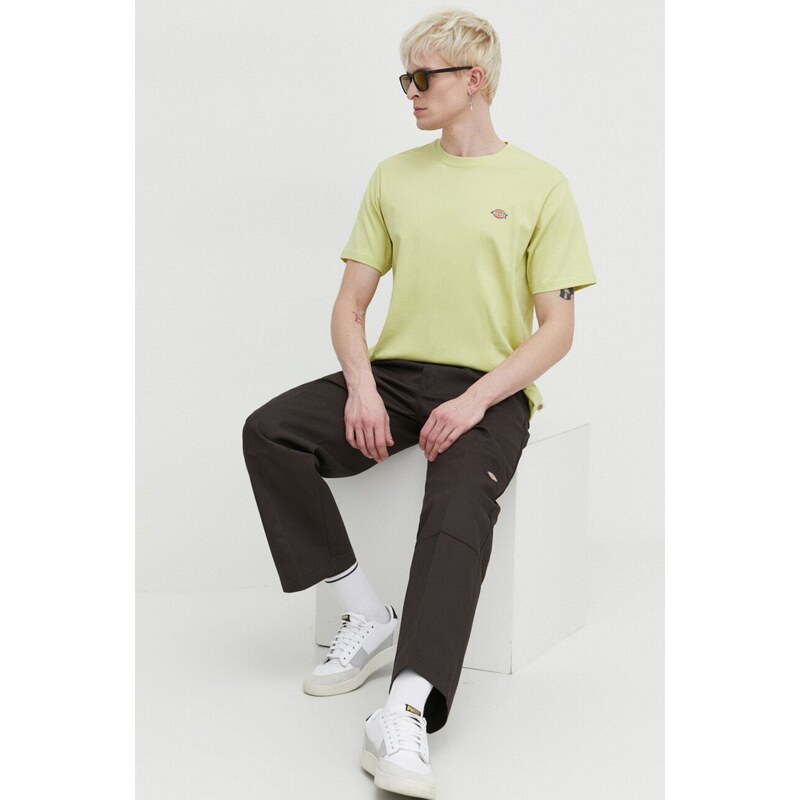 Dickies t-shirt in cotone uomo colore beige