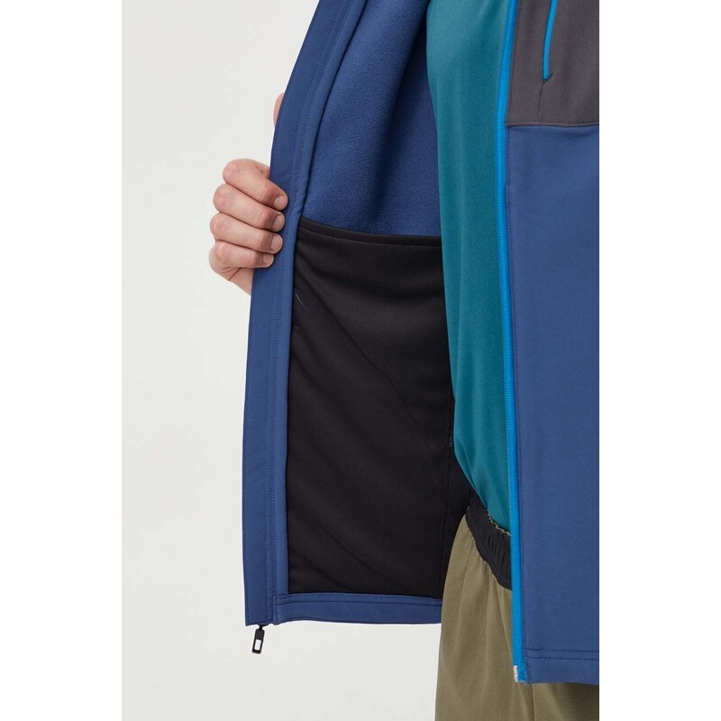 The North Face giacca da sport colore blu
