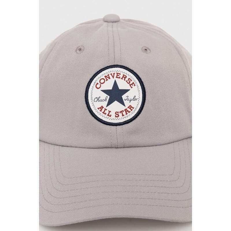 Converse berretto da baseball colore grigio con applicazione