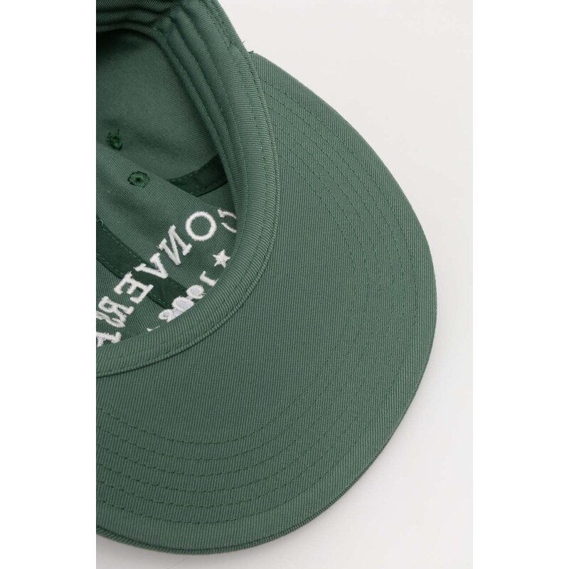 Converse berretto da baseball colore verde con applicazione