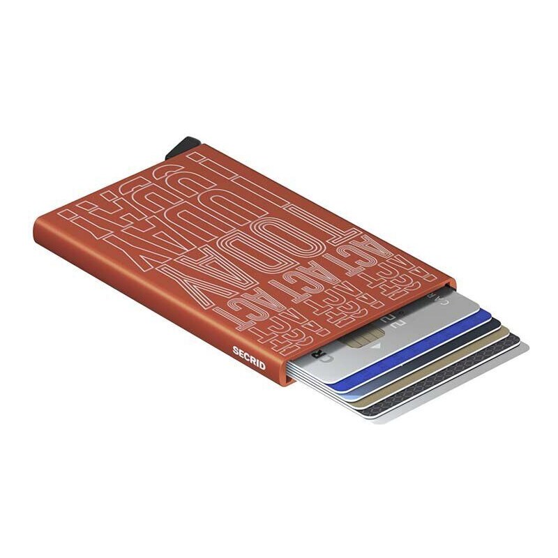 Secrid portafoglio Cardprotector Laser Orange colore arancione