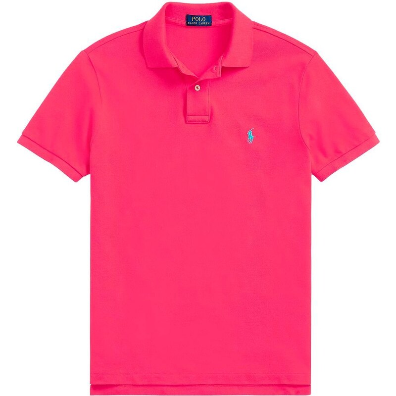 Polo Ralph Lauren Polo Custom Slim fit in piquè Course Pink